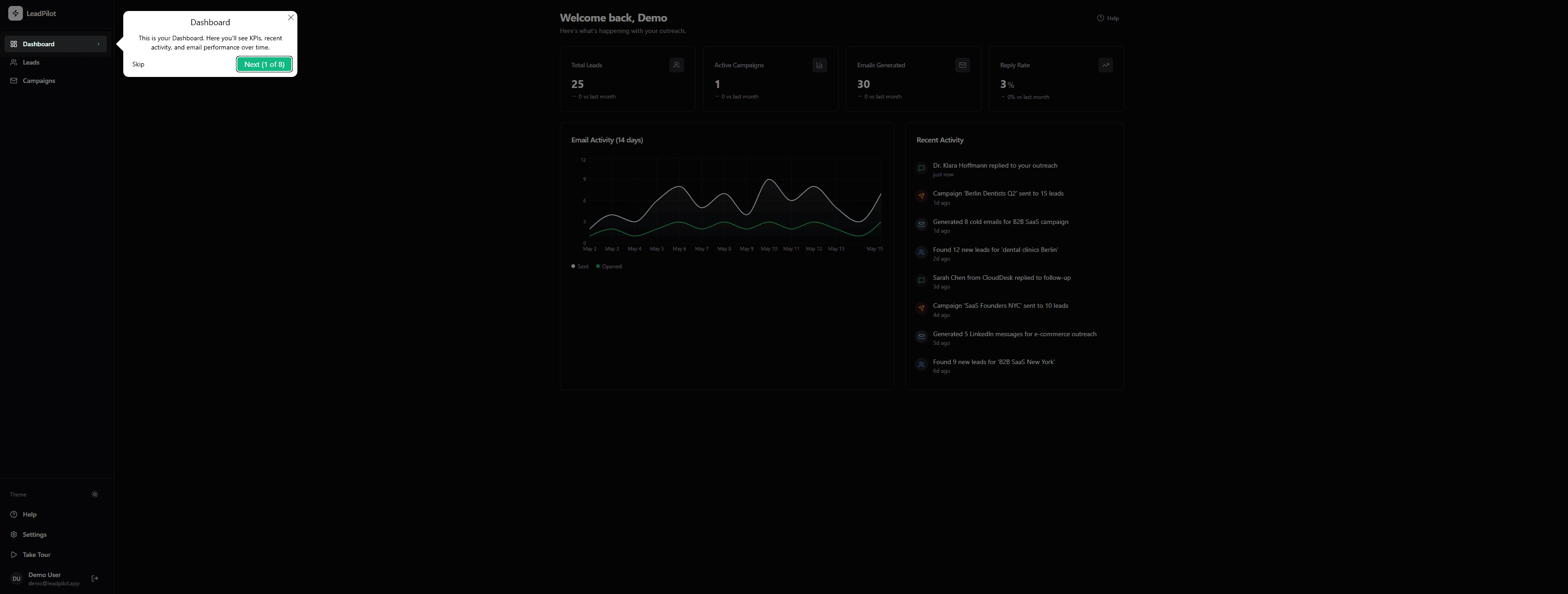 LeadPilot screenshot 2