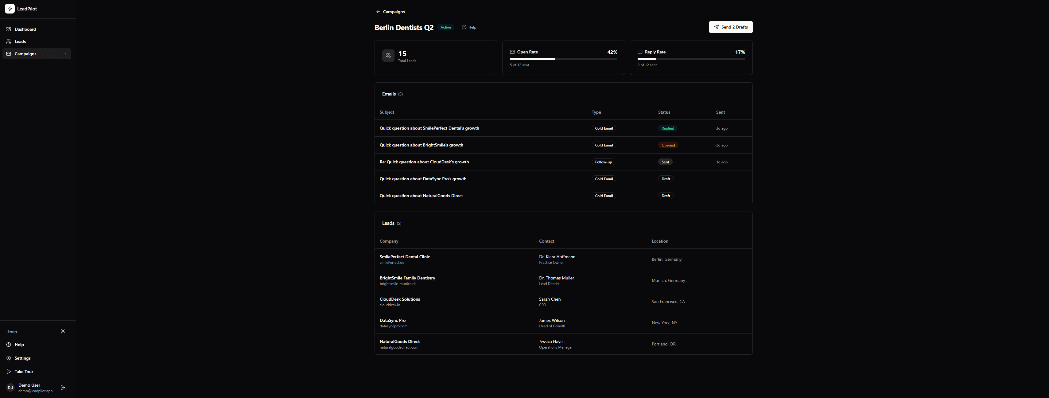 LeadPilot screenshot 4
